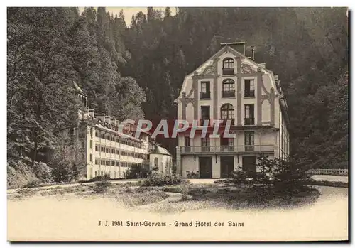 Cartes postales Saint Gervais Grand Hotel des Bains