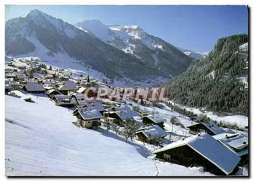 Cartes postales moderne Chatel Station Portes du Soleil La station le massif du Linga et la vallee de l&#39Essert