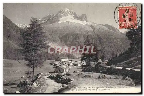 Ansichtskarte AK Trelechamp et l&#39Aiguille Verte