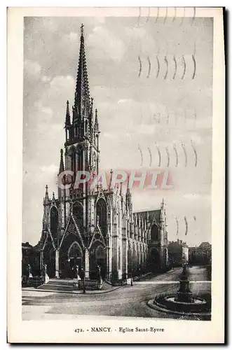 Cartes postales Nancy Eglise Saint Epvre