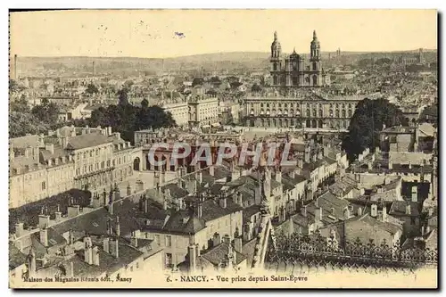 Cartes postales Nancy Vue prise depuis Saint Epvre