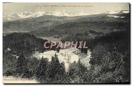 Cartes postales Font Romeu vue Generale et le Carlitte