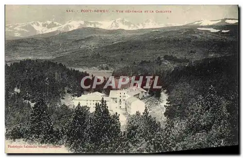 Cartes postales Font Romeu Vue Generale et le Garlitte