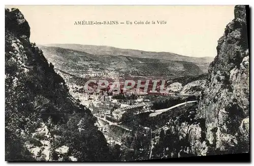 Cartes postales Amelie les Bains Un Coin de la Ville