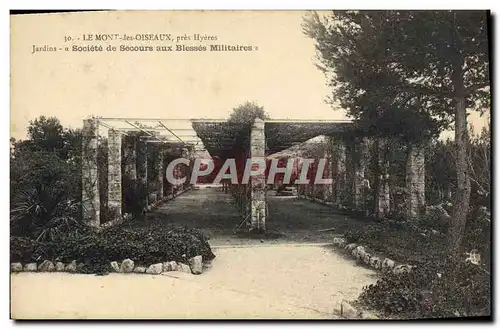 Cartes postales Le Mont Des Oiseaux Jardins Societe de Secours aux Blesses Militaires