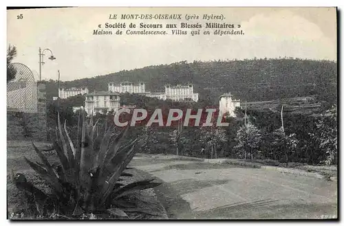 Ansichtskarte AK Le Mont Des Oiseaux pres Hyeres Societe de Secours aux Blesses Militaires Maison de convalescenc