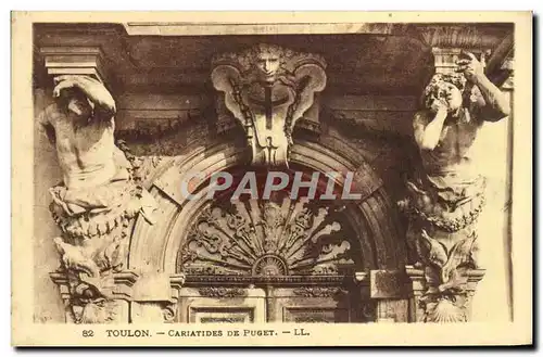 Cartes postales Toulon Cariatides de Puget