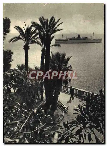 Cartes postales Monte Carlo Escale d&#39un paquebot en croisiere Bateau