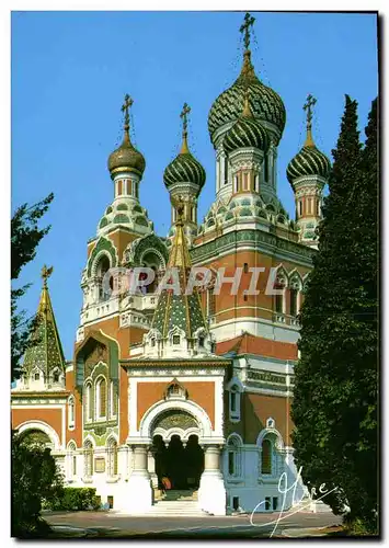 Cartes postales moderne Nice L&#39Eglise Russe Russie Russia