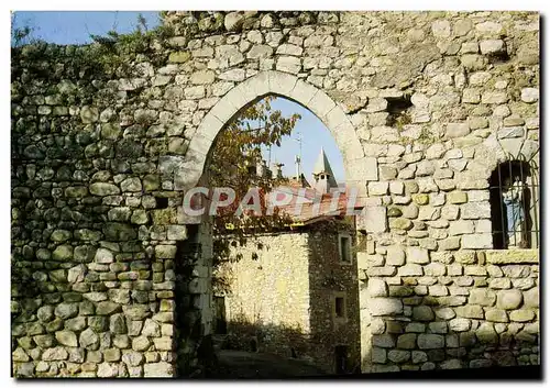 Moderne Karte Sospel Vestiges des Remparts Romains