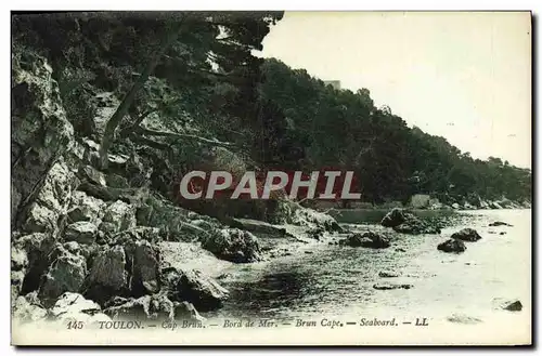 Cartes postales Toulon Cap Brun Bord de Mer