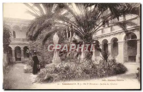 Cartes postales Cannes ile St Jonerat Jardin du Cloitre