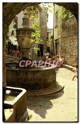 Cartes postales moderne Saint Paul de Vence La vieille fontaine