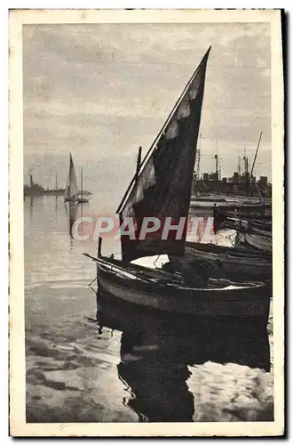 Ansichtskarte AK Barques de Pecheurs au Port de Cannes Bateau