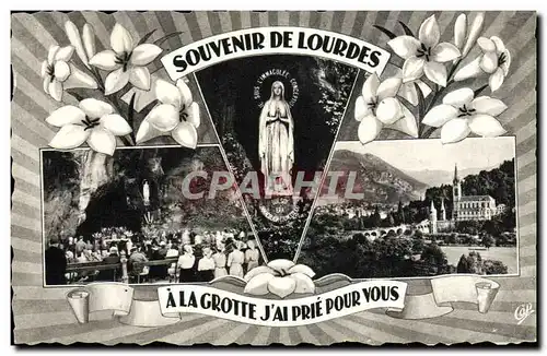 Cartes postales moderne Souvenir de Lourdes