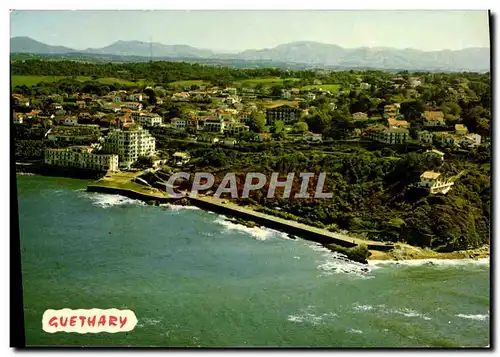 Cartes postales moderne Guethary Vue generale Au premier plan le casino le port et la digue