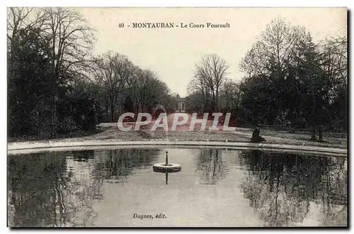 Cartes postales Montauban Le Cours Foucault