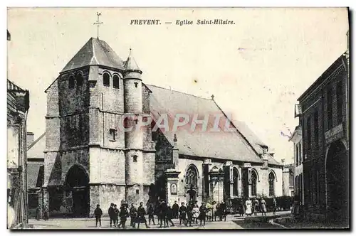 Cartes postales Frevent Eglise Saint Hilaire Enfants