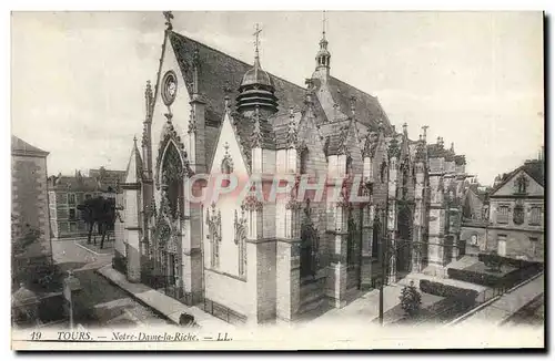 Cartes postales Tours Notre Dame La Riche