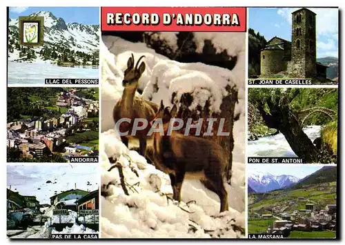 Cartes postales moderne Record D&#39Andorra St Joan De Caselles Pessons Andorre