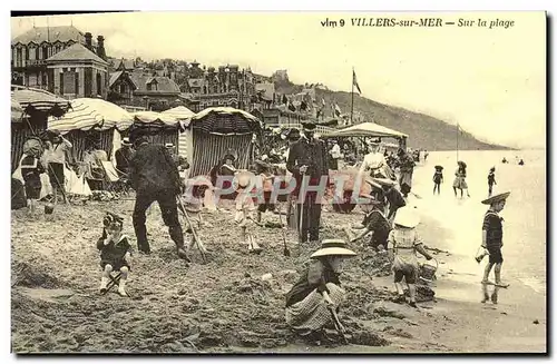 REPRO Villers Sur Mer Sur La Plage Enfants