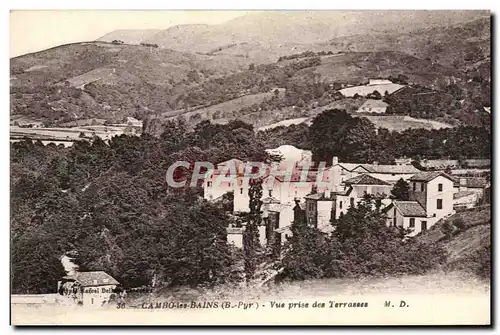 Cartes postales Cambo Les Bains Vue Prise Des Terrasses