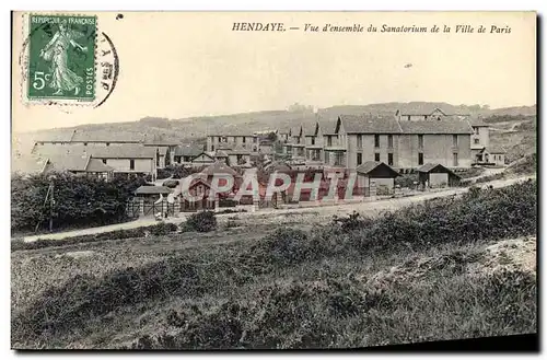 Ansichtskarte AK Hendaye Vue D&#39Ensemble Du Sanatorium De La Ville De Paris