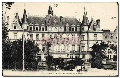 Cartes postales Arcachon Le Casino De La Plage