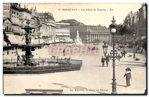 Cartes postales Bordeaux Les Allees De Tourny