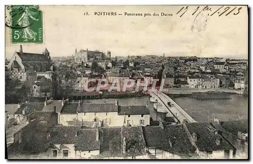 Ansichtskarte AK Poitiers Panorama Pris Des Dunes