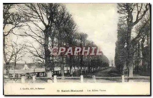 Cartes postales Saint Maixent Les Allees Vertes