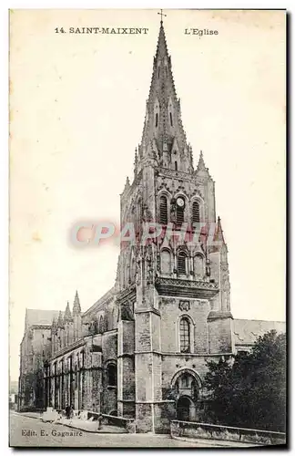 Cartes postales Saint Maixent L&#39Eglise
