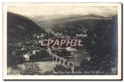 Cartes postales Vals Les Bains Vue Generale