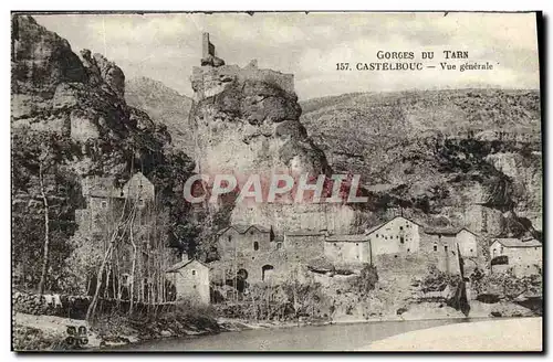 Ansichtskarte AK Gorges Castelbouc Vue Generale