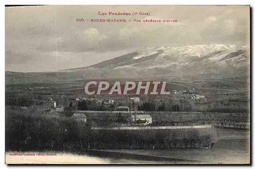 Cartes postales Bourg Madame Vur Generale d&#39hiver