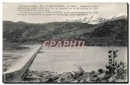 Cartes postales Les Bouillouses Reservoir artificiel