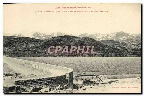 Cartes postales Montlouis La Grande Bouillouse et son barrage