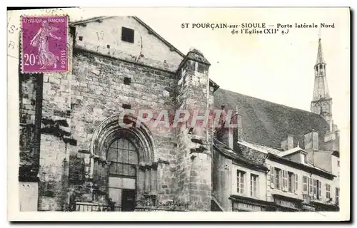 Cartes postales St Pourcain Sur Sioule Porte Laterale Nord de l&#39eglise