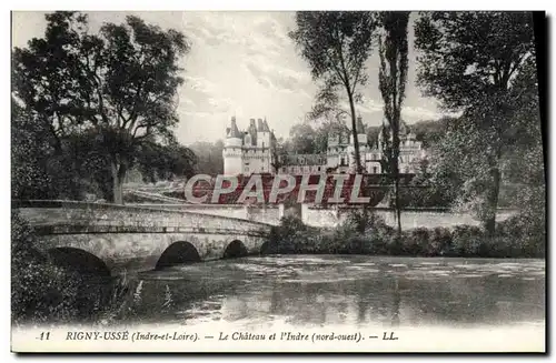 Cartes postales Rigny Usse Le Chateau Et I&#39Indre