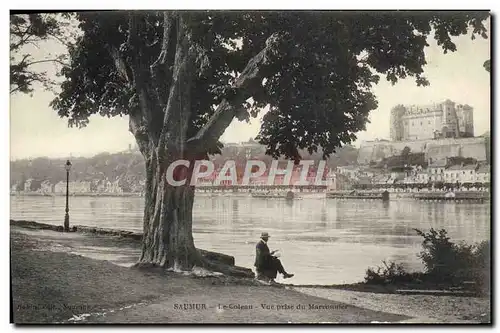 Cartes postales Saumur Le Coteau Vue Prise Du Marronnier