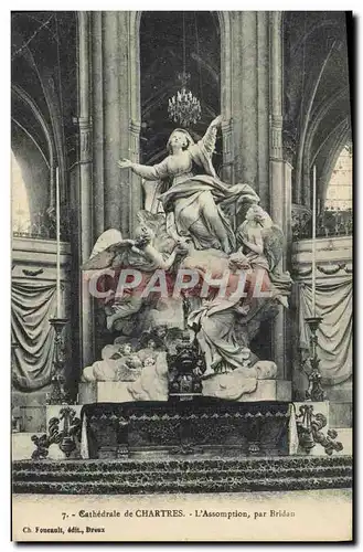 Cartes postales Cathedrale De Chartres L&#39Assomption Par Bridan