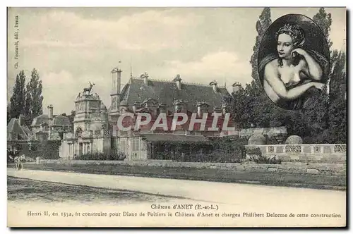 Cartes postales Chateau d&#39Anet