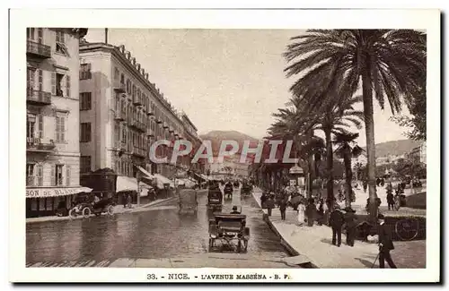 Cartes postales Nice L&#39Avenue Massena