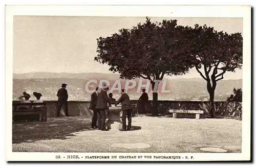 Cartes postales Nice Plateforme Du Chateau Et Vue Panoramique