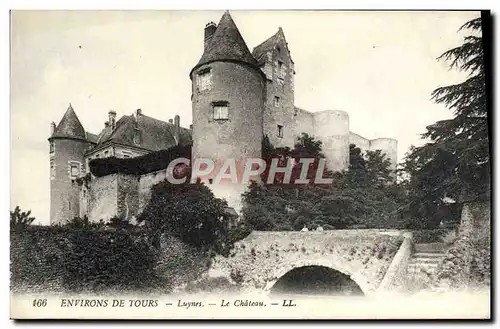 Ansichtskarte AK Environs De Tours Luynes Le Chateau