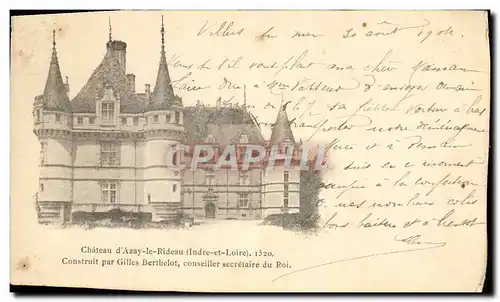 Cartes postales Chateau D&#39Azay Le Rideau