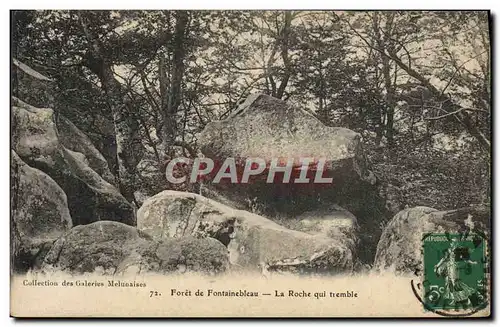 Ansichtskarte AK Foret De Fontainebleau La Roche Qui Tremble