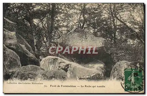 Cartes postales Foret De Fontainebleau La Roche Qui Tremble