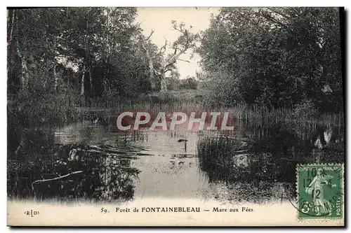 Ansichtskarte AK Foret De Fontainebleau Mare Aux Fees