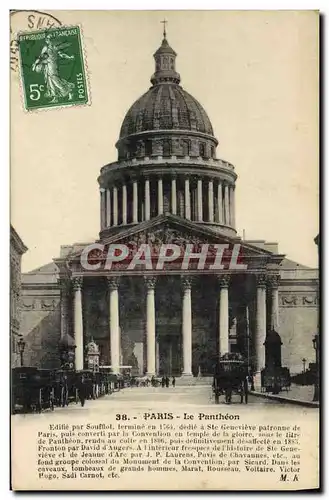 Cartes postales Paris Le Pantheon